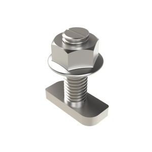 5 Tbolt M8x25 Acero Inoxidable con tuerca para NextRail