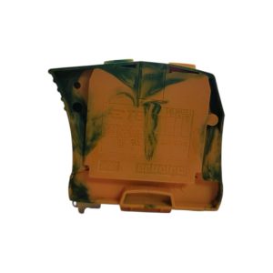 Bornera Terminal Tierra 35MM Cal. 1/0 125A 1000V Verde-Amarillo Marca entrelec